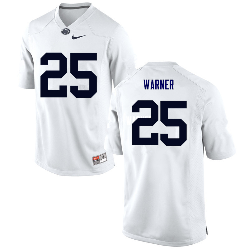 NCAA Nike Men's Penn State Nittany Lions Curt Warner #25 College Football Authentic White Stitched Jersey RHU1298WK